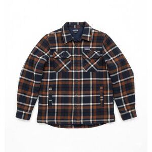 Patagonia Blue Brown Plaid Long Sleeve Flannel Shirt Top Mens Sz Small‎